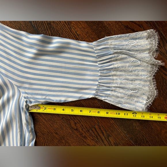 Ruby Road Lace Pinstripe Blouse - Picture 15 of 15